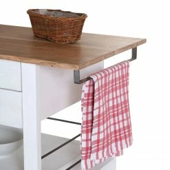 Red Living Desserte Pidula I - Acacia massif / Métal - Acacia blanc / Acacia -loftscape Boutique 1000259774 210421 08212600055 DETAILS P000000001000259774