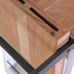 Red Living Desserte Pidula I - Acacia massif / Métal - Acacia blanc / Acacia -loftscape Boutique 1000259774 210601 10150300016 DETAILS P000000001000259774