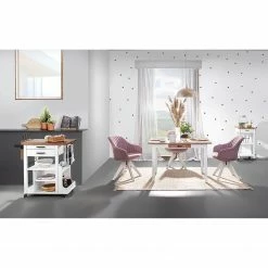 Red Living Desserte Pidula II - Acacia massif / Métal - Acacia blanc / Acacia -loftscape Boutique 1000259775 210421 08212700057 MOOD DETAILS P000000001000259775 mood