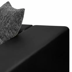 Loftscape Grand canapé Canton I - Imitation cuir / Tissu structuré - Noir / Gris -loftscape Boutique 1000259787 210426 10174000020 DETAILS P000000001000259787