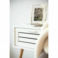 WENKO Bout de canapé Finja II - Bambou massif - Blanc / Bambou -loftscape Boutique 1000260939 210715 14010900015 MOOD DETAILS P000000001000260939 mood