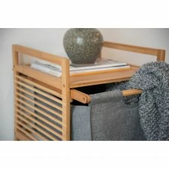 WENKO Bout de canapé Bahari II - Bambou massif - Bambou / Gris -loftscape Boutique 1000260949 210423 13354100186 DETAILS P000000001000260949