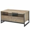Red Living Table basse Cocody - Imitation chêne Montana / Gris