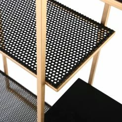 Red Living Étagère Sonso - Métal - Noir / Doré -loftscape Boutique 1000261416 210430 11580800014 DETAILS P000000001000261416