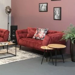 Red Living Bouts de canapé Fenay V (2 éléments) - Acacia massif / Métal - Acacia / Noir -loftscape Boutique 1000261417 210430 11581300018 MOOD DETAILS P000000001000261417 mood