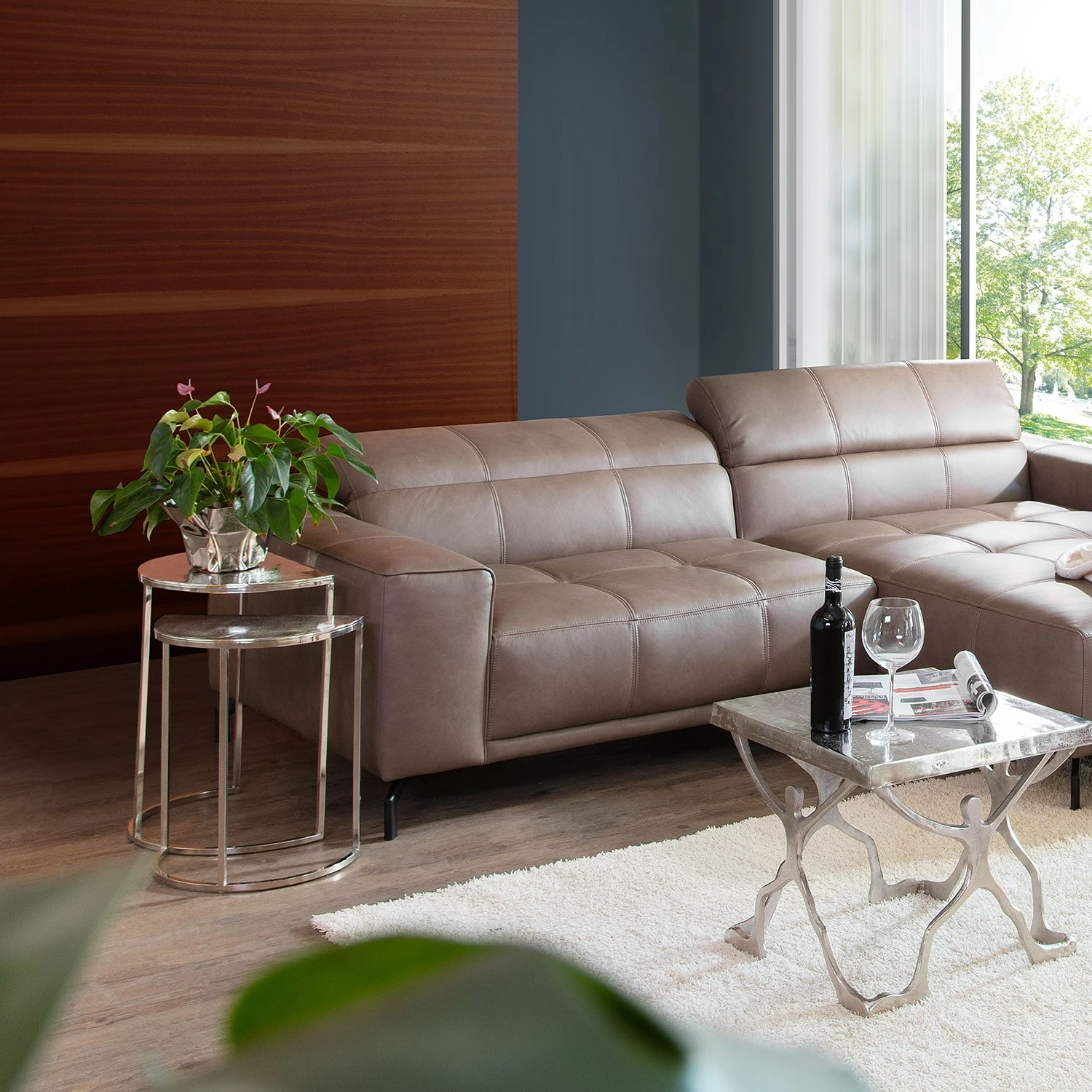 Loftscape Tables gigognes Timba (2 éléments) - Aluminium - Argenté 4 Loftscape Tables gigognes Timba (2 éléments) - Aluminium - Argenté – Image 2