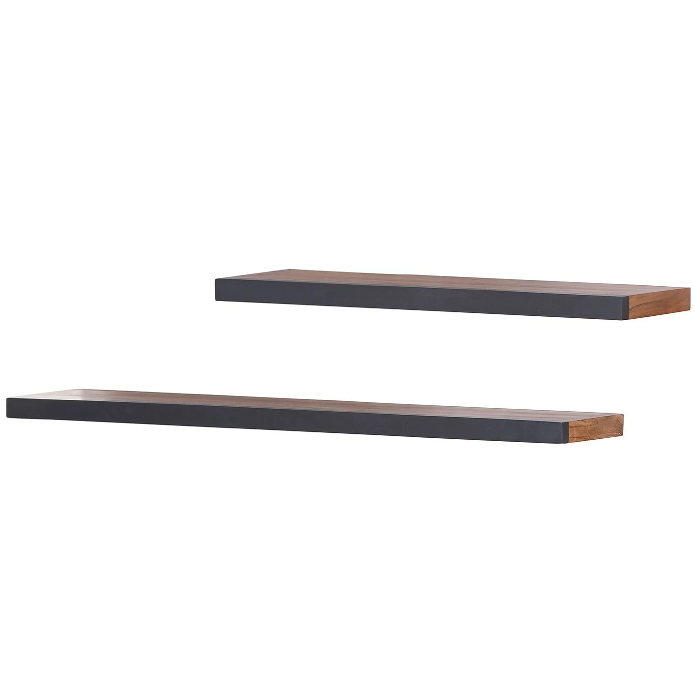 Naturoo Tablette murale Manabi - Acacia massif - Acacia / Anthracite 3 Naturoo Tablette murale Manabi - Acacia massif - Acacia / Anthracite