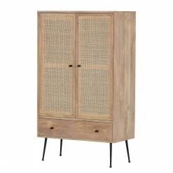 Naturoo Buffet haut Maardu - Rotin / Manguier massif - Beige / Manguier