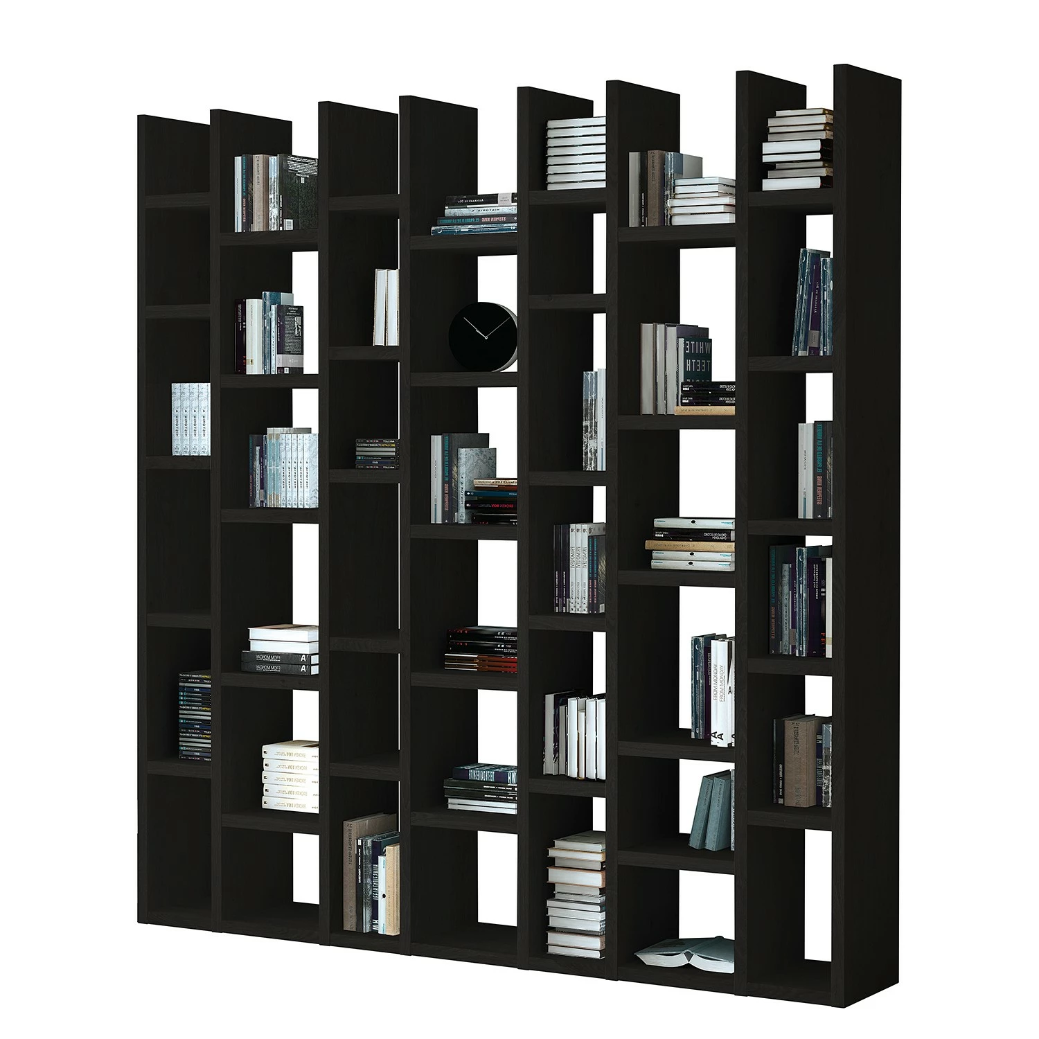 Loftscape Bibliothèque Emporior II - Imitation chêne marron-noir - Largeur : 221 cm 3 Loftscape Bibliothèque Emporior II - Imitation chêne marron-noir - Largeur : 221 cm