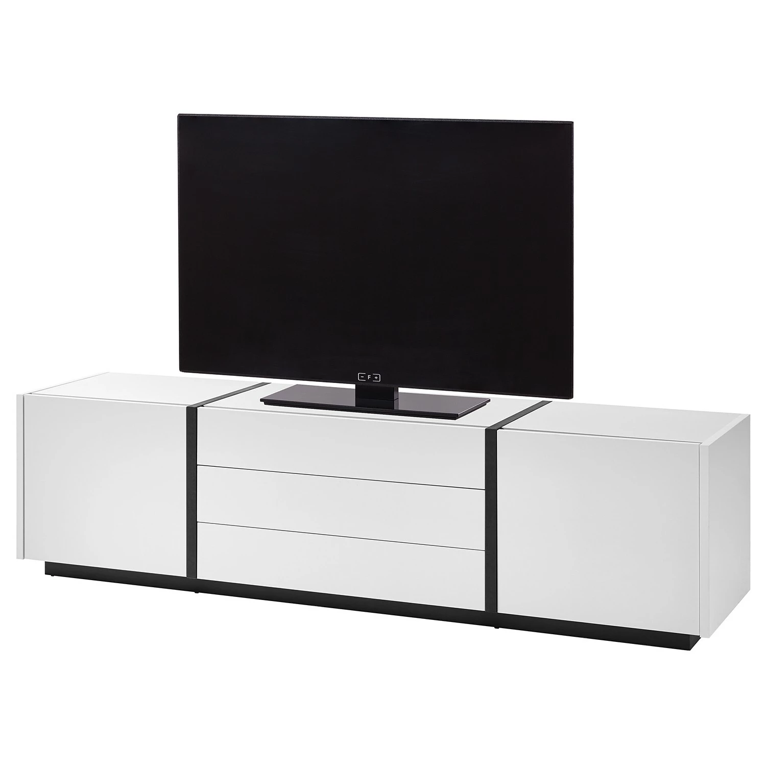 Loftscape Meuble TV Muuga I - Blanc / Gris 3 Loftscape Meuble TV Muuga I - Blanc / Gris