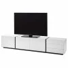 Loftscape Meuble TV Muuga II - Blanc / Gris - Largeur : 250 cm