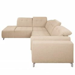 Loftscape Canapé d’angle Miches - Tissu - Sable - Méridienne longue à gauche (vue de face) -loftscape Boutique 1000261776 210608 13491500025 DETAILS P000000001000261776