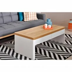 Jahnke Table basse Libre Coffee - Imitation duramen de chêne / Blanc 15 Jahnke Table basse Libre Coffee - Imitation duramen de chêne / Blanc -loftscape Boutique 1000261793 210426 09090300032 MOOD DETAILS P000000001000261793 mood