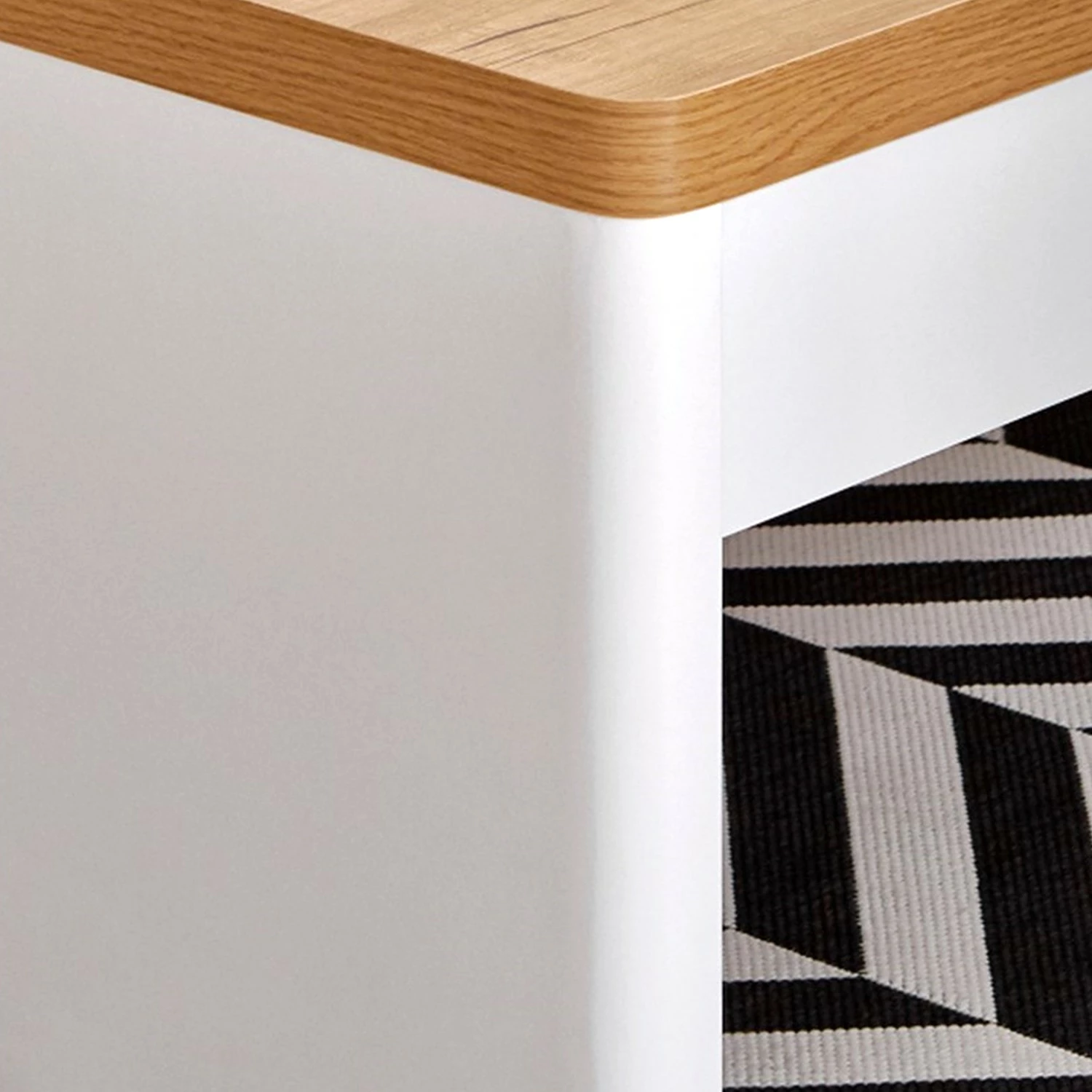 Jahnke Table basse Libre Coffee - Imitation duramen de chêne / Blanc 12 Jahnke Table basse Libre Coffee - Imitation duramen de chêne / Blanc – Image 10