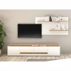Norrwood Meuble TV Olon II - Blanc -loftscape Boutique 1000261801 210423 14400000086 MOOD DETAILS P000000001000261801 mood