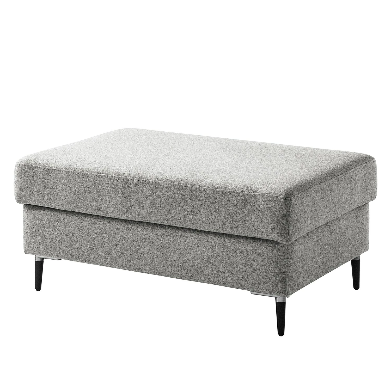 Studio Copenhagen Repose-pieds COSO Classic+ - Tissu Inze: Gris clair - Noir - Profondeur : 64 cm 3 Studio Copenhagen Repose-pieds COSO Classic+ - Tissu Inze: Gris clair - Noir - Profondeur : 64 cm