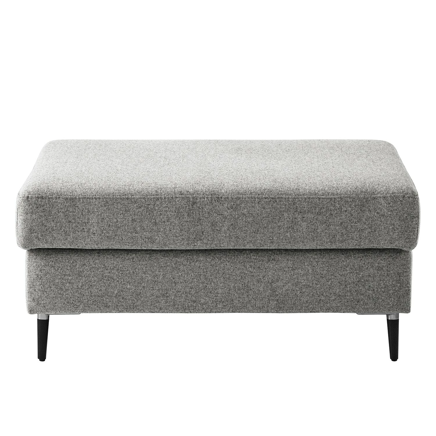 Studio Copenhagen Repose-pieds COSO Classic+ - Tissu Inze: Gris clair - Noir - Profondeur : 64 cm 7 Studio Copenhagen Repose-pieds COSO Classic+ - Tissu Inze: Gris clair - Noir - Profondeur : 64 cm – Image 5