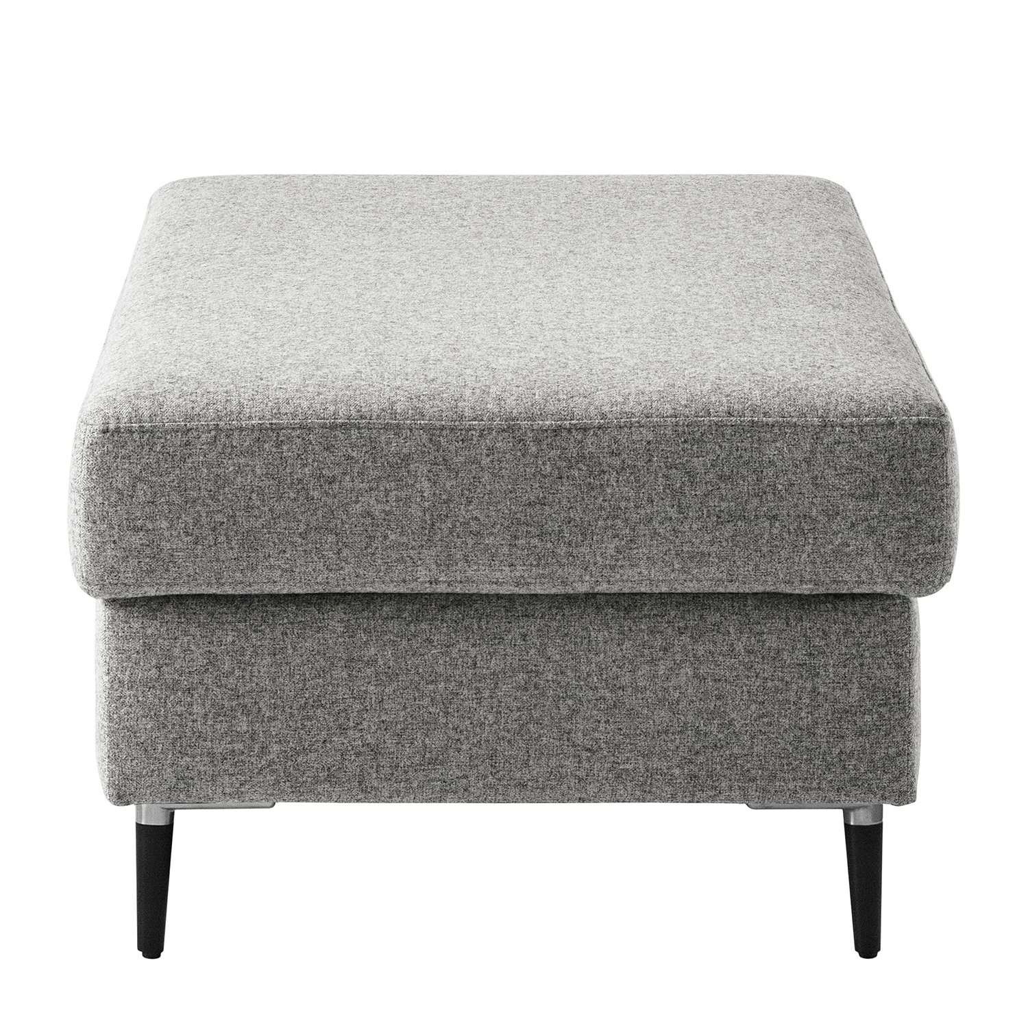 Studio Copenhagen Repose-pieds COSO Classic+ - Tissu Inze: Gris clair - Noir - Profondeur : 64 cm 8 Studio Copenhagen Repose-pieds COSO Classic+ - Tissu Inze: Gris clair - Noir - Profondeur : 64 cm – Image 6