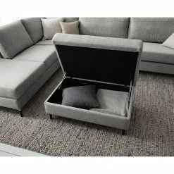 Studio Copenhagen Repose-pieds COSO Classic+ - Tissu Inze: Gris clair - Noir - Profondeur : 64 cm 26 Studio Copenhagen Repose-pieds COSO Classic+ - Tissu Inze: Gris clair - Noir - Profondeur : 64 cm -loftscape Boutique 1000261834 210428 13415700007 DETAILS P000000001000261834