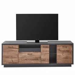 Red Living Ensemble meubles TV Batey I (3 éléments) - Imitation chêne de Havel / Graphite -loftscape Boutique 1000261852 210430 14481500004 DETAILS P000000001000261852