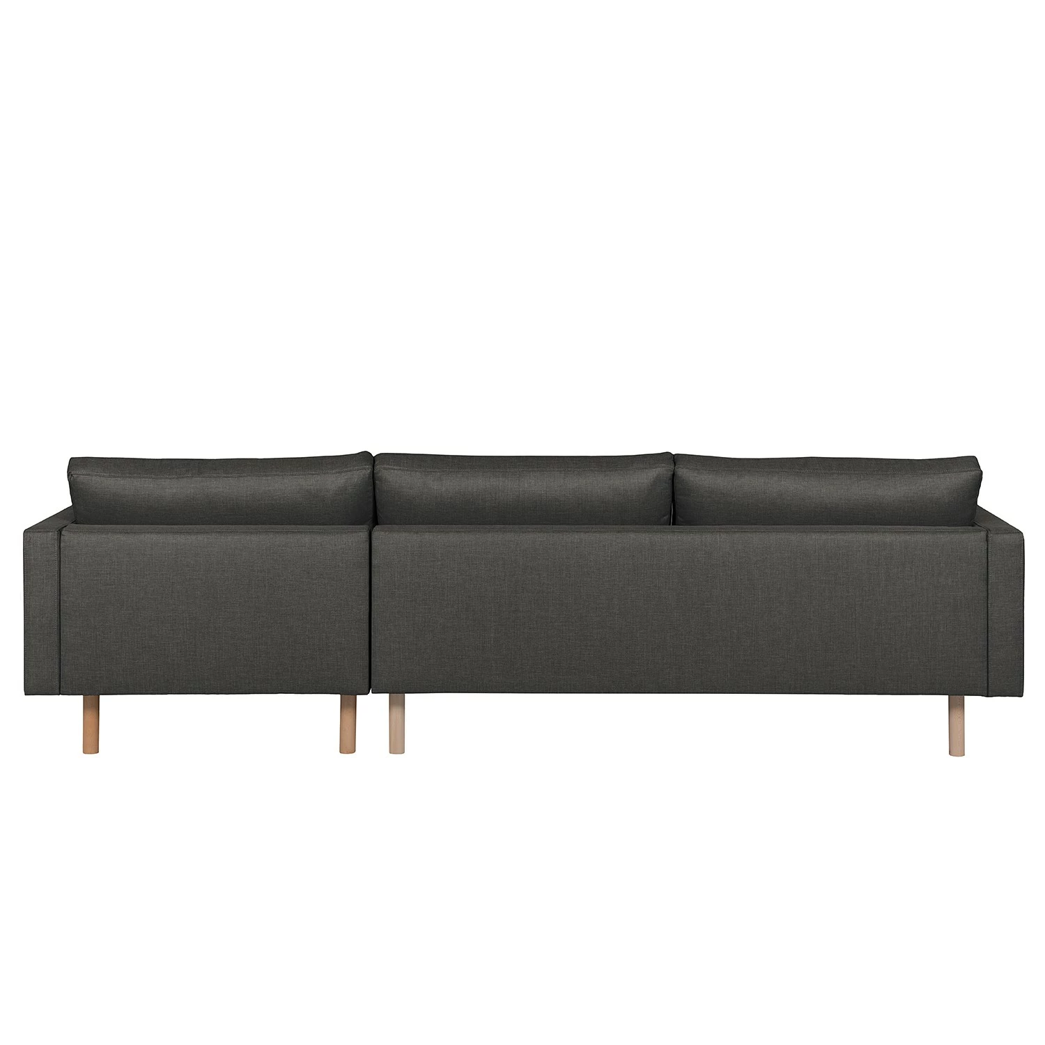 Norrwood Canapé d’angle Theix - Tissage à plat - Anthracite - Méridienne courte à droite (vue de face) 5 Norrwood Canapé d’angle Theix - Tissage à plat - Anthracite - Méridienne courte à droite (vue de face) – Image 3