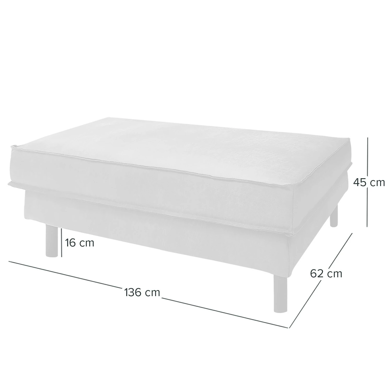 Ars manufacti Repose-pieds FORT DODGE - Aspect cuir vieilli - Microfibre Yaka: Cognac 9 Ars manufacti Repose-pieds FORT DODGE - Aspect cuir vieilli - Microfibre Yaka: Cognac – Image 7