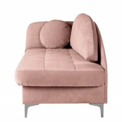 Méridienne Keld - Tissage à plat - Rose bébé - Accoudoir monté à gauche (vu de face) -loftscape Boutique 1000262178 220408 060 DETAILS P000000001000262178