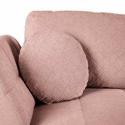 Méridienne Keld - Tissage à plat - Rose bébé - Accoudoir monté à gauche (vu de face) -loftscape Boutique 1000262178 220408 070 DETAILS P000000001000262178