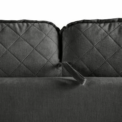 Loftscape Canapé convertible Kallaste (2 places) - Tissage à plat - Gris - Largeur : 192 cm -loftscape Boutique 1000262218 220408 140 DETAILS P000000001000262218