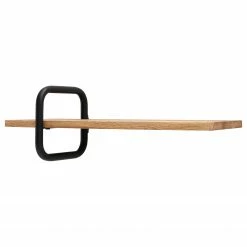 Ars manufacti Étagère murale Wana II - Chêne massif / Métal