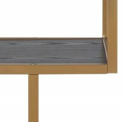 Red Living Étagère Coogee I - Noir / Doré - Hauteur : 114 cm -loftscape Boutique 1000263280 210430 14473000101 DETAILS P000000001000263280