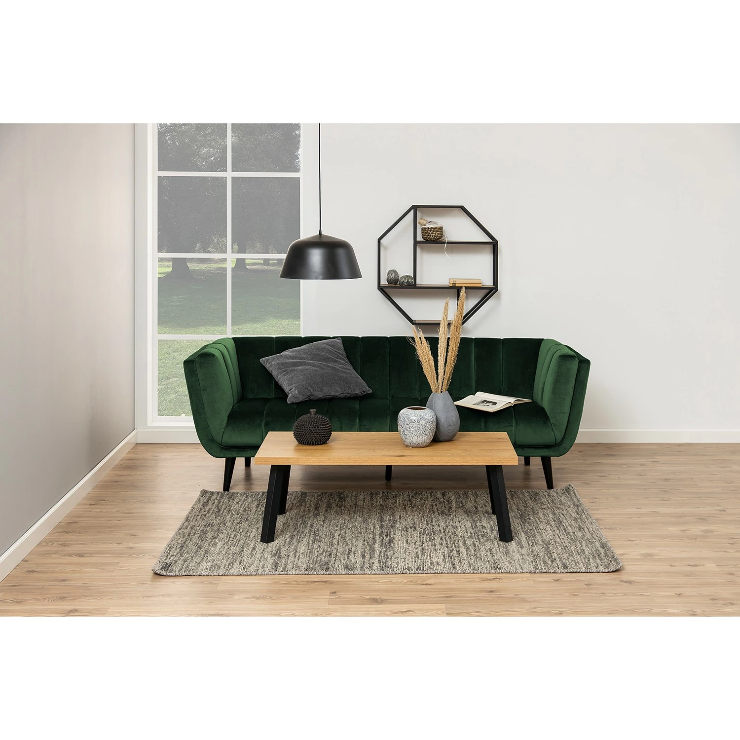 Red Living Étagère murale Coogee II - Imitation chêne sauvage 4 Red Living Étagère murale Coogee II - Imitation chêne sauvage – Image 2