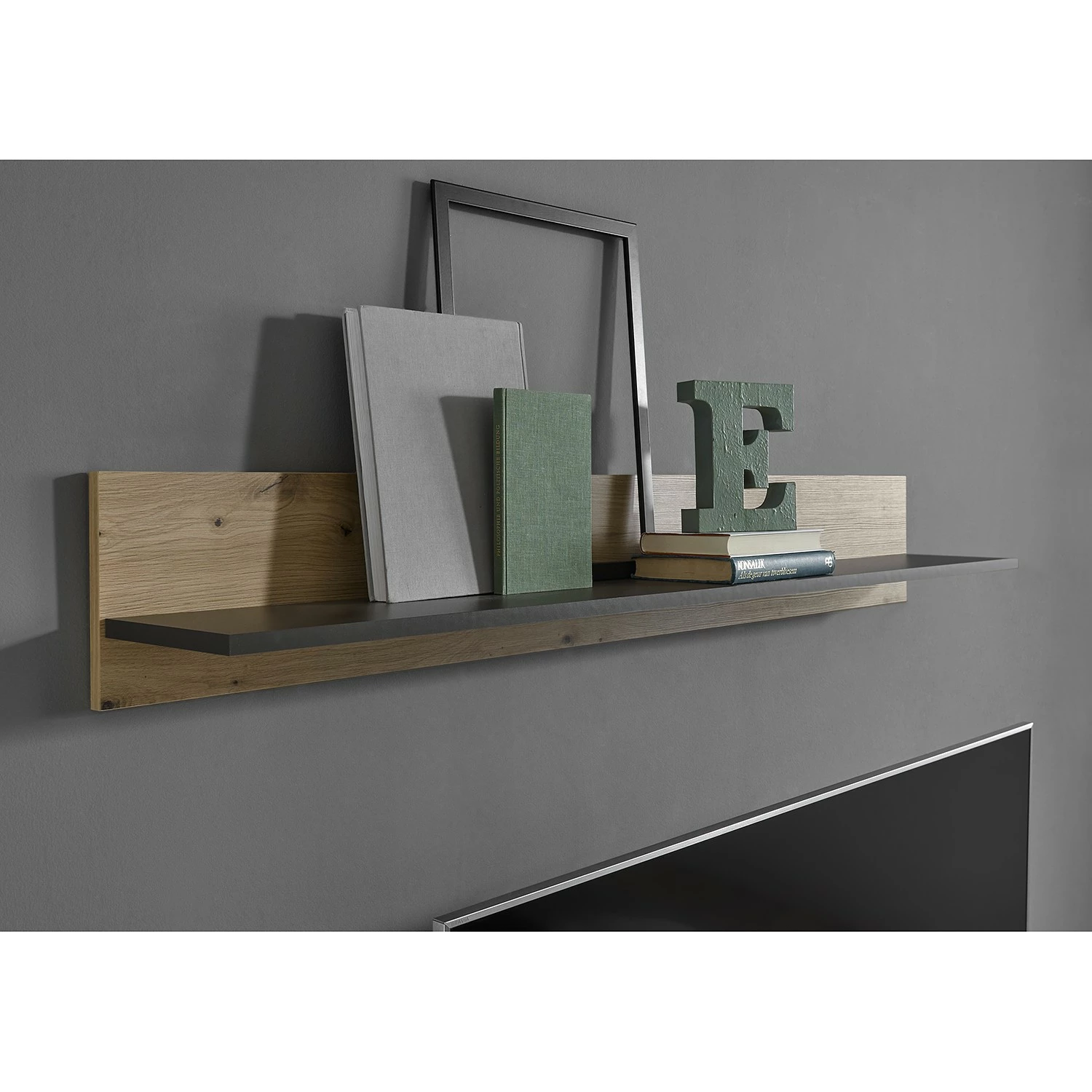 Loftscape Tablette murale Cailla - Imitation chêne Artisan 4 Loftscape Tablette murale Cailla - Imitation chêne Artisan – Image 2