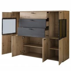 Red Living Buffet haut Ambato I - Imitation chêne Artisan -loftscape Boutique 1000263436 210430 11505900204 DETAILS P000000001000263436