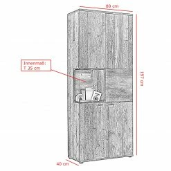 Red Living Vitrine Ambato - Imitation chêne Artisan 11 Red Living Vitrine Ambato - Imitation chêne Artisan -loftscape Boutique 1000263443 210430 11515400224 SKETCH DETAILS P000000001000263443 sketch