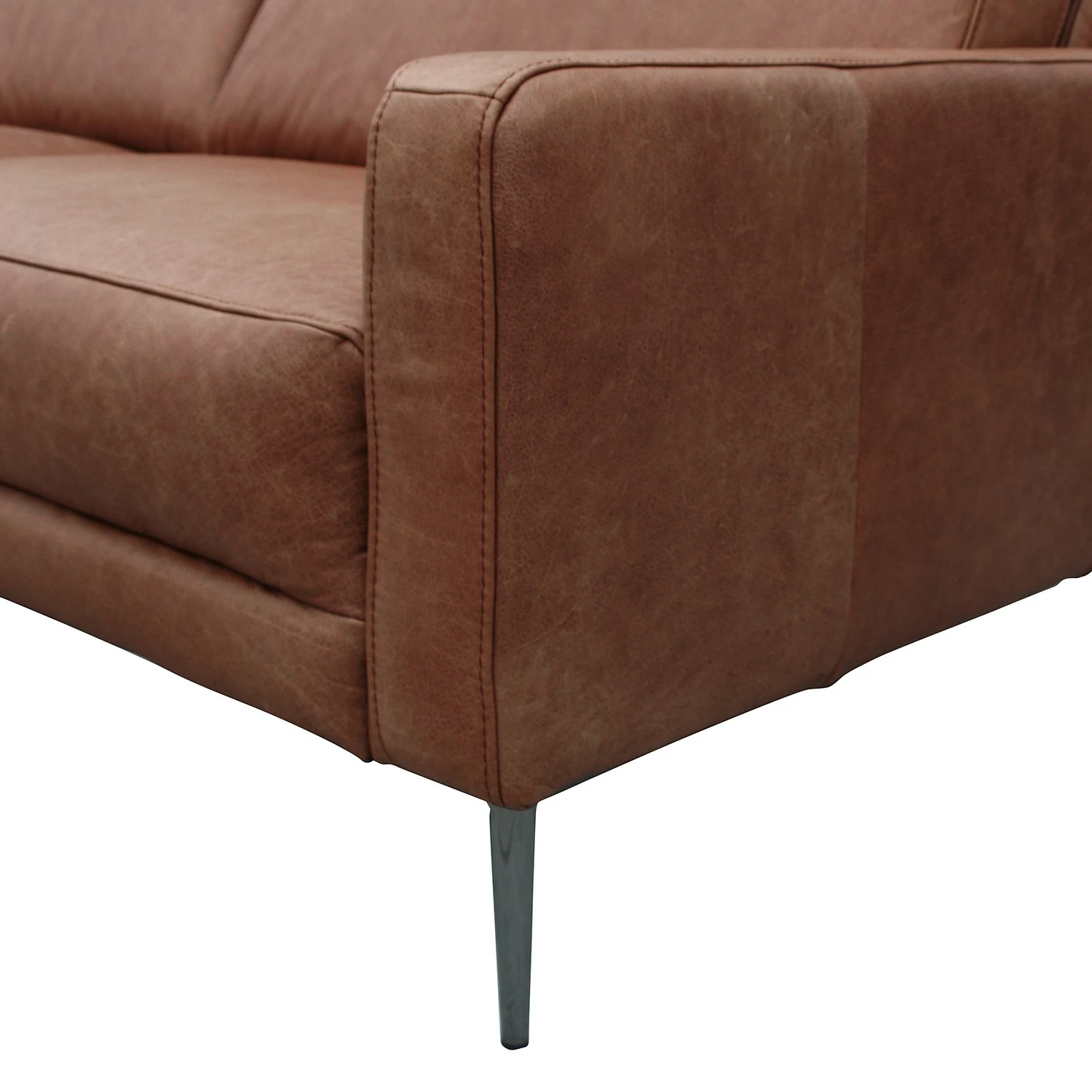 Loftscape Canapé Suzette II (3,5 places) - Cuir Arelia: Noix de muscade 7 Loftscape Canapé Suzette II (3,5 places) - Cuir Arelia: Noix de muscade – Image 5