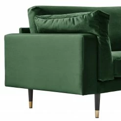 Maison Belfort Canapé Venette (2-3 places) - Microfibre - Microfibre Bruna: Vert foncé -loftscape Boutique 1000264997 210827 06175300235 DETAILS P000000001000264997