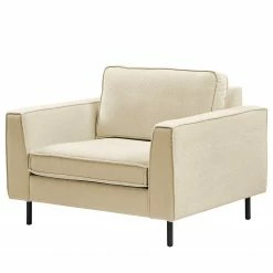 Mørteens Fauteuil Monblanc - Tissu - Tissu Velia: Créme