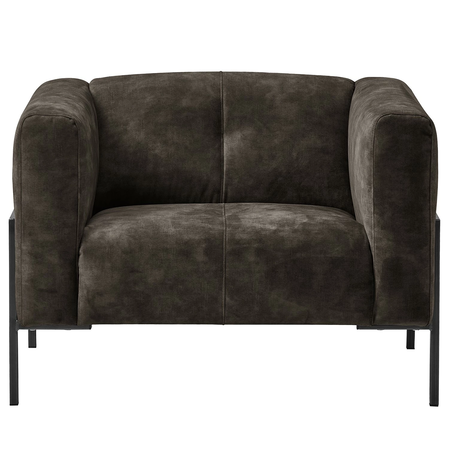 Mørteens Fauteuil Vernioz - Tissu - Tissu Adela: Gris marron 6 Mørteens Fauteuil Vernioz - Tissu - Tissu Adela: Gris marron – Image 4