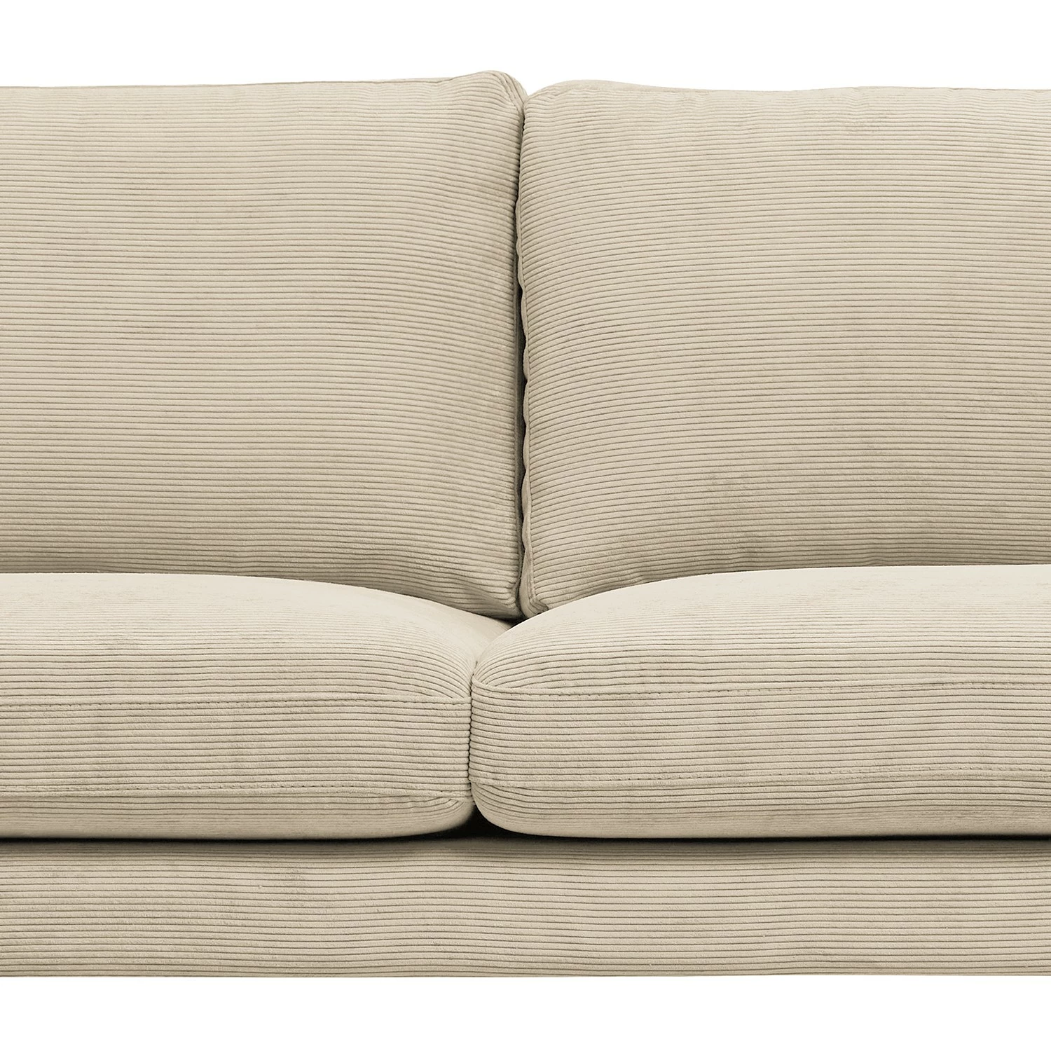 Mørteens Canapé d’angle Landos I - Velours côtelé Licia: Créme - Méridienne longue à gauche (vue de face) 8 Mørteens Canapé d’angle Landos I - Velours côtelé Licia: Créme - Méridienne longue à gauche (vue de face) – Image 6