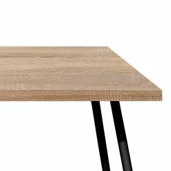 Furnitive Bureau Unieux I - Imitation chêne brut de sciage - Largeur : 120 cm - Noir -loftscape Boutique 1000265476 210520 14002200141 DETAILS P000000001000265476