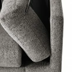 Studio Copenhagen 3 places Canapé COSO Classic+ - Tissu Chenille Rufi: Gris - Chrome brillant -loftscape Boutique 1000266013 211007 14080100484 DETAILS P000000001000266013