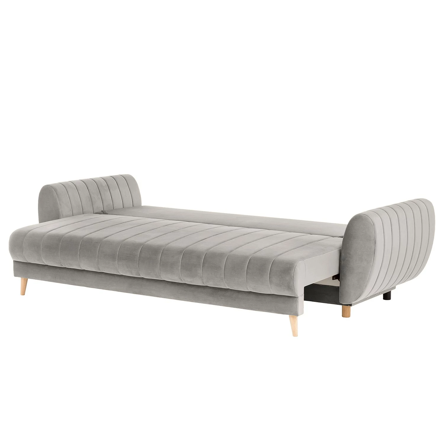 Norrwood Canapé convertible Cachi - Tissu - Tissu Madje: Gris clair 6 Norrwood Canapé convertible Cachi - Tissu - Tissu Madje: Gris clair – Image 4