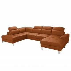 Loftscape Canapé panoramique Bussy - Cuir véritable - Cuir Moja: Marron chevreuil - Méridienne courte à droite / longue à gauche (vue de face) - Sans fonction couchage 17 Loftscape Canapé panoramique Bussy - Cuir véritable - Cuir Moja: Marron chevreuil - Méridienne courte à droite / longue à gauche (vue de face) - Sans fonction couchage -loftscape Boutique 1000266804 210527 11183300496 DETAILS P000000001000266804