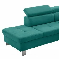 Loftscape Canapé d’angle Calau - Microfibre - Microfibre Enza: Turquoise - Méridienne longue à gauche (vue de face) - Avec fonction couchage 16 Loftscape Canapé d’angle Calau - Microfibre - Microfibre Enza: Turquoise - Méridienne longue à gauche (vue de face) - Avec fonction couchage -loftscape Boutique 1000266820 210527 11190600673 DETAILS P000000001000266820