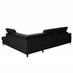 Loftscape Canapé d’angle Busene - Cuir véritable - Cuir Moja: Noir - Méridienne longue à droite (vue de face) - Avec fonction couchage 20 Loftscape Canapé d’angle Busene - Cuir véritable - Cuir Moja: Noir - Méridienne longue à droite (vue de face) - Avec fonction couchage -loftscape Boutique 1000266851 210527 11194701002 DETAILS P000000001000266851