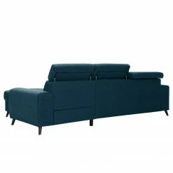 Loftscape Canapé d’angle Cadima II - Tissu - Tissu Cavo: Bleu marine - Méridienne courte à droite (vue de face) - Avec fonction couchage -loftscape Boutique 1000266893 210527 11203201517 DETAILS P000000001000266893