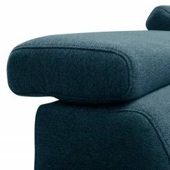 Loftscape Canapé d’angle Cadima II - Tissu - Tissu Cavo: Bleu marine - Méridienne courte à droite (vue de face) - Avec fonction couchage -loftscape Boutique 1000266893 210527 11203201522 DETAILS P000000001000266893