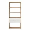 Naturoo Bibliothèque Bell - Placage en chêne - Chêne / Blanc -loftscape Boutique 1000266938 210525 14342300054 IMAGE P000000001000266938