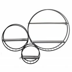 Loftscape Étagère murale Keane - Métal - Noir -loftscape Boutique 1000267359 210518 16033100001 DETAILS P000000001000267359